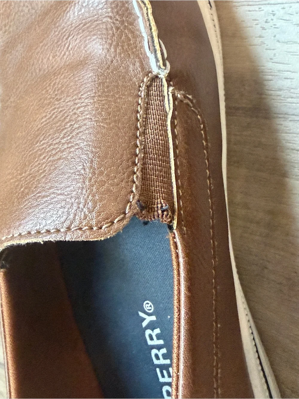 Sperry Boy’s Brown Slip-On Boat Shoes